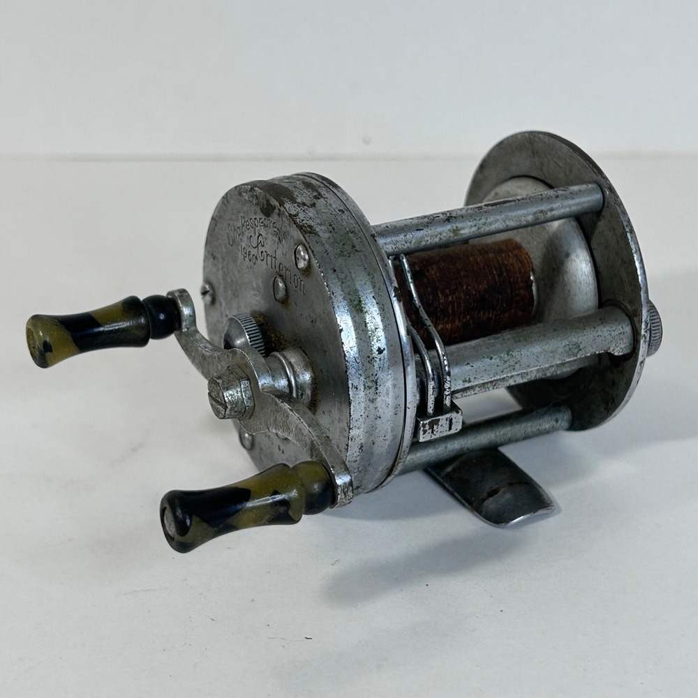 Vintage Shakespeare Criterion 1960 Model GA Baitcasting Reel Silver Made in USA